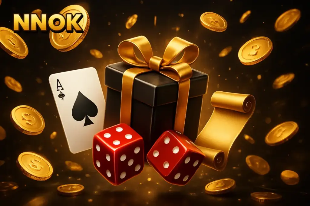 NNOK – illustration for bonuses and games: read the rules